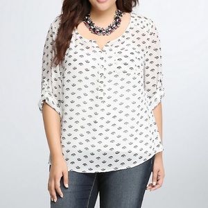 Torrid eye blouse
